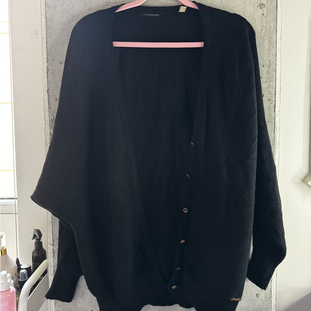 Tahari Black Women's Cardigan